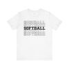 Softball Graphic Unisex Jersey Short Sleeve Tee