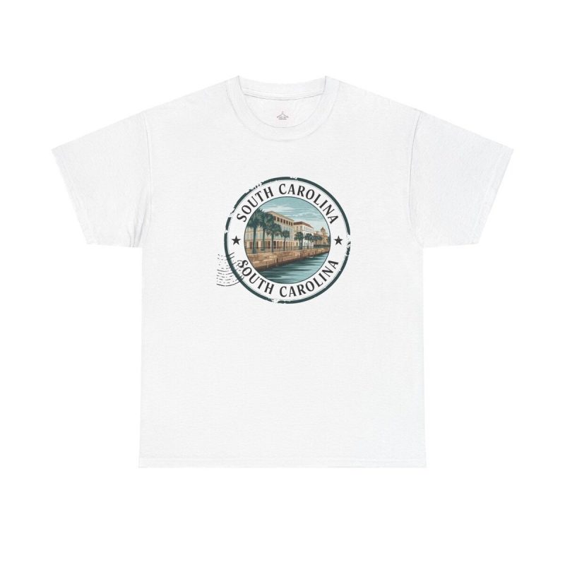 Vintage South Carolina Graphic Tee Summer Vacation Shirt Gift For Travelers